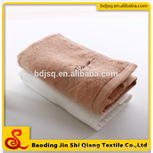 Soft and embroidery bamboo hand towel, machine embroidery face towel
